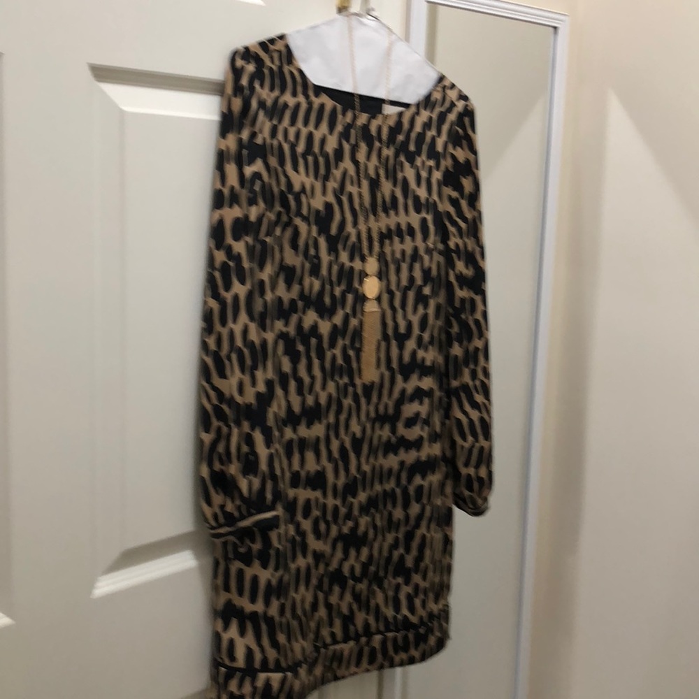 Leopard print dress